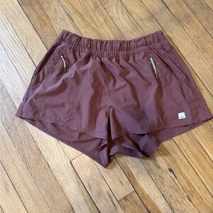 Vuori Brick Red Dash Shorts Medium